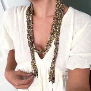Beaded Wrap Around Handmade Necklace